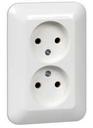 Schneider Electric Прима RS16-211-BI Розетка двойная (16 А, IP20, в сборе, скрытая установка, белая)