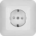 Schneider Electric Прима RS16-004-B Розетка одинарная с заземляющим контактом (16 А, IP20, в сборе, скрытая установка, шторки, белая)