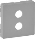 Legrand Valena Life 755282 Крышка розетки аудио (1 канал, разъем "банан", алюминий)