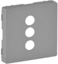Legrand Valena Life 754722 Крышка розетки аудио/видео (3хRCA, алюминий)