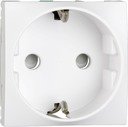 Schneider Electric Altira ALB44287 Розетка одинарная с заземляющим контактом (16 А, IP20, под рамку, скрытая установка, шторки, белая)
