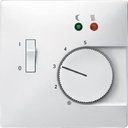 Merten Artec/Antique MTN537519 Крышка для терморегулятора (поворотный, полярно-белый)