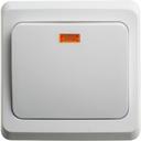 Schneider Electric Этюд BC10-007B Переключатель одноклавишный (10 А, подсветка, в сборе, с/у, белый)