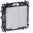 Legrand Valena Life 752462 Светорегулятор кнопочный (400 Вт, под рамку, скрытая установка, белый)