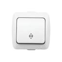 ABB Alsu 504-010200-209 Выключатель одноклавишный (10 А, в сборе, проходная, о/у, белый)