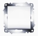 ABB Cosmo 619-010200-200 Выключатель одноклавишный (10 А, под рамку, с/у, белый)