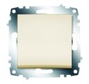 ABB Cosmo 619-010300-200 Выключатель одноклавишный (10 А, под рамку, с/у, кремовый)