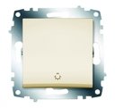 ABB 619-010300-205 Cosmo Крем Выключатель кнопочный