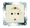 ABB Cosmo 619-010300-217 Розетка (16 А, под рамку, с/у, з/к, кремовый)