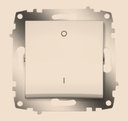 ABB Cosmo 619-011400-269 Выключатель одноклавишный (10 А, под рамку, с/у, титан)