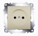 ABB Cosmo 619-011400-215 Розетка (16 А, под рамку, с/у, без з/к, титан)