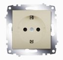 ABB Cosmo 619-011400-217 Розетка (16 А, под рамку, с/у, з/к, титан)