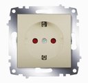 ABB Cosmo 619-011400-243 Розетка (16 А, под рамку, шторки, с/у, з/к, титан)