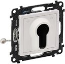 Legrand Valena Life 752119 Переключатель кнопочный с ключом (10 А, под рамку, с/у, белый)