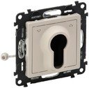 Legrand Valena Life 752219 Переключатель кнопочный с ключом (10 А, под рамку, с/у, слоновая кость)