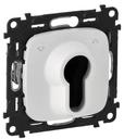 Legrand Valena Allure 755245 Переключатель кнопочный с ключом (10 А, под рамку, с/у, белый)