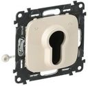 Legrand Valena Allure 755246 Переключатель кнопочный с ключом (10 А, под рамку, с/у, слоновая кость)
