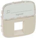 Legrand Valena Allure 755476 Крышка розетки телефонной/компьютерной (RJ11/RJ45, надпись, слоновая кость)