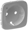 Legrand Valena Allure 754857 Крышка розетки с индикатором (2P+E, алюминий)