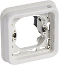 Legrand Plexo Artic 070793 Рамка-суппорт 1-постовая с грифами (IP55, белая)