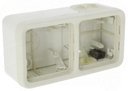 Legrand Plexo 069690 Установочная коробка двойная (горизонтальная, белая)