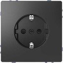 Schneider Electric Merten D-Life MTN2300-6034 Розетка с заземляющим контактом (16 А, под рамку, шторки, скрытая установка, антрацит)