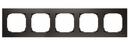 ABB Sky 2CLA857500A1501 Рамка 5-постовая (чёрный бархат)