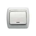 ABB Tuna 502-010202-201 Выключатель одноклавишный (10 А, в сборе, подсветка, с/у, белый)