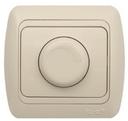 ABB Tuna 502-000303-112 Светорегулятор поворотный (800 Вт, под рамку, с/у, кремовый)