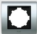 ABB Zena Platin 500-073130-271 Рамка 1-постовая (универсал, хром/черный)