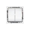 ABB Zena 609-010200-202 Выключатель двухклавишный (10 А, под рамку, с/у, белый)