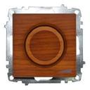 ABB Zena 609-012800-192 Светорегулятор поворотный (800 Вт, под рамку, подсветка, с/у, вишня)