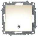 ABB Zena 609-012500-209 Выключатель одноклавишный (10 А, под рамку, проходная, с/у, жемчужный)
