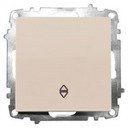 ABB Zena 609-010300-209 Выключатель одноклавишный (10 А, под рамку, проходная, с/у, кремовый)