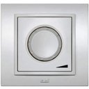 ABB Zena 609-011000-192 Светорегулятор поворотный (800 Вт, под рамку, подсветка, с/у, серый)