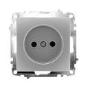 ABB Zena 609-011000-215 Розетка (10 А, под рамку, с/у, без з/к, серый)