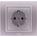 ABB Zena 609-011000-217 Розетка (10 А, под рамку, с/у, з/к, серый)