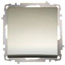 ABB Zena 609-011400-209 Выключатель одноклавишный (10 А, под рамку, скрытая установка, проходной, титан)