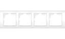 ABB Zena 500-010200-228 Рамка 4-постовая (универсал, белый)