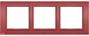 ABB Zena 500-012210-227 Рамка 3-постовая (универсал, бордо)