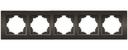 ABB Zena 500-011100-250 Рамка 5-постовая (универсал, дымчатый)