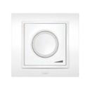 ABB Zena 500-012500-192 Светорегулятор поворотный (800 Вт, в сборе, подсветка, с/у, жемчужный)