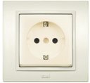 ABB Zena 500-010300-215 Розетка (10 А, в сборе, с/у, без з/к, кремовый)