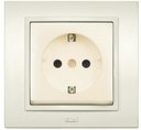 ABB Zena 500-010300-217 Розетка (10 А, в сборе, с/у, з/к, кремовый)