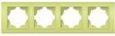 ABB Zena 500-011810-228 Рамка 4-постовая (универсал, оливковый)