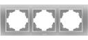 ABB Zena 500-011000-227 Рамка 3-постовая (универсал, серый)