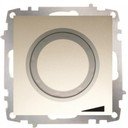 ABB Zena 500-011400-192 Светорегулятор поворотный (800 Вт, в сборе, подсветка, с/у, титан)