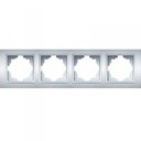 ABB Zena 500-011400-228 Рамка 4-постовая (универсал, титан)