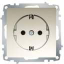 ABB Zena 500-011400-215 Розетка (10 А, в сборе, с/у, без з/к, титан)