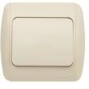 ABB Zirve 501-010303-200 Выключатель одноклавишный (10 А, в сборе, с/у, кремовый)